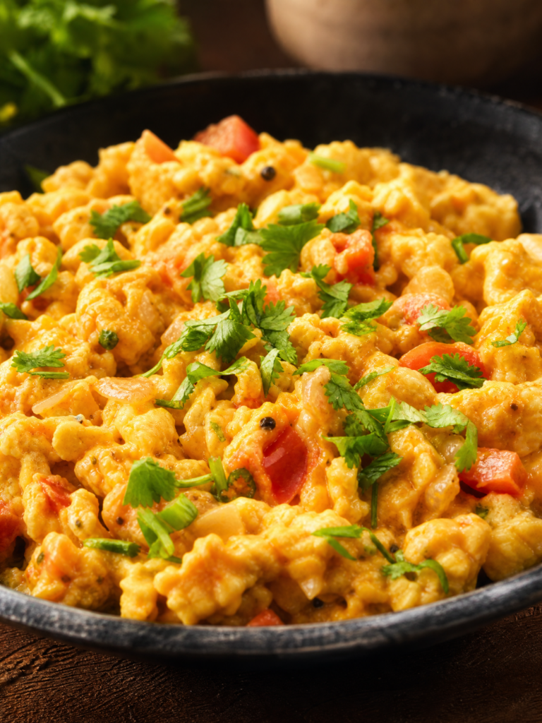 Akuri Recipe — Parsi Scrambled Eggs