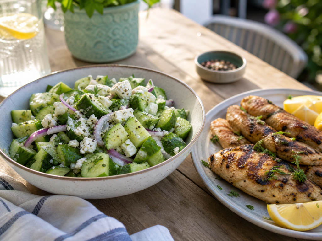 Cucumber Feta Salad