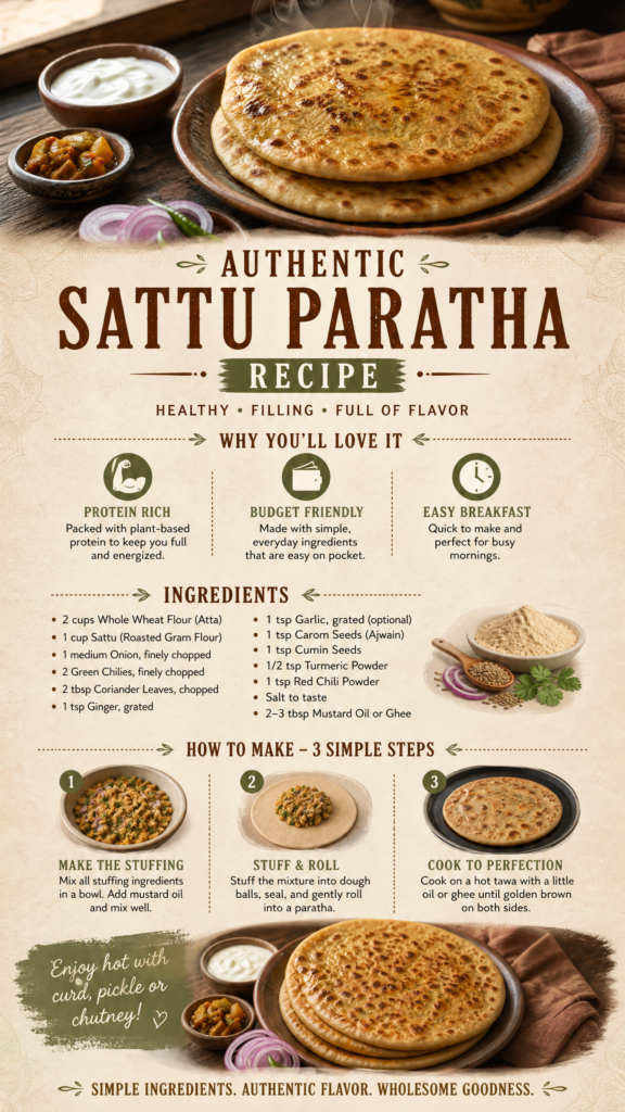 Sattu Paratha