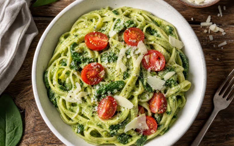 Creamy Avocado Spinach Pasta (With a Desi Tadka Twist)