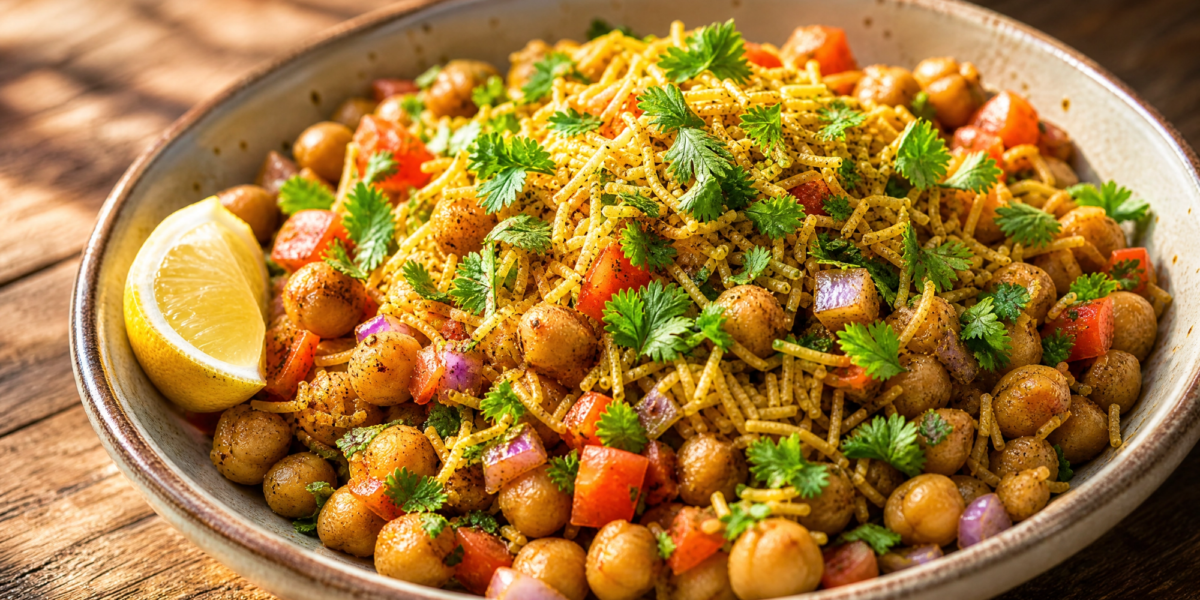 Chana Chaat Salad (Spiced Chickpea Salad) — Quick & Filling