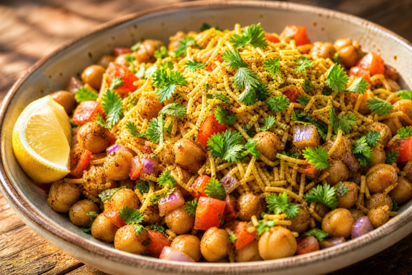 Chana Chaat Salad (Spiced Chickpea Salad) — Quick & Filling