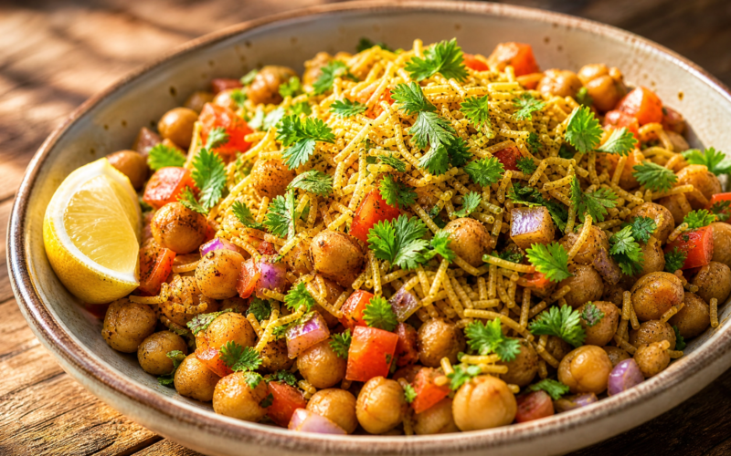 Chana Chaat Salad (Spiced Chickpea Salad) — Quick & Filling